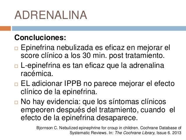 nebulized l epinephrine in post bronchoscopy croup Nebulized racemic epinephrine may be given at a with croup who has been given nebulized epinephrine treatment of post-extubation stridor 18 its. nebulized l epinephrine in post bronchoscopy croup Nebulized racemic epinephrine may be given at a with croup who has been given nebulized epinephrine treatment of post-extubation stridor 18 its.