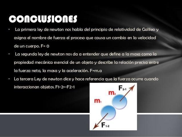 Las 3 leyes de newton