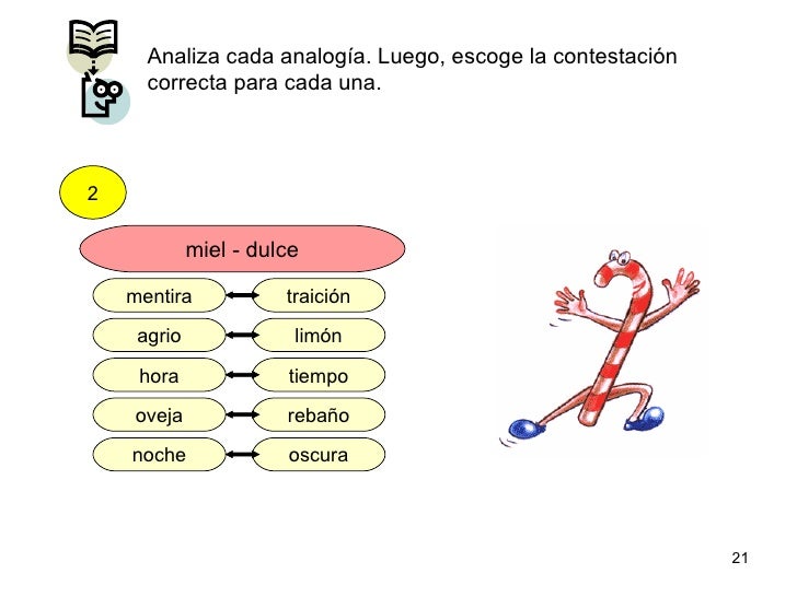 Las analogías Las analogías