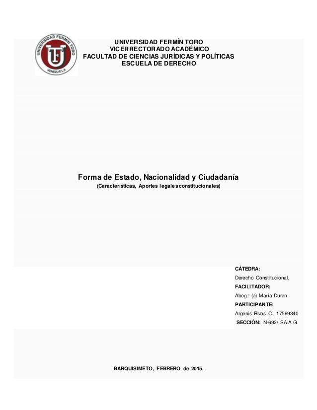 ESTADO DE FORMA estado de forma: