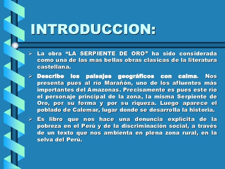 La serpiente de oro
