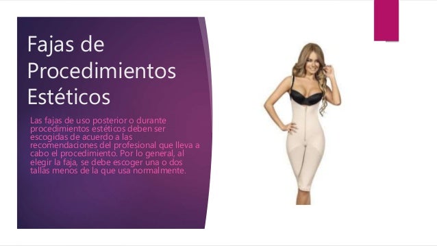 Clases De Fajas Para Adelgazar