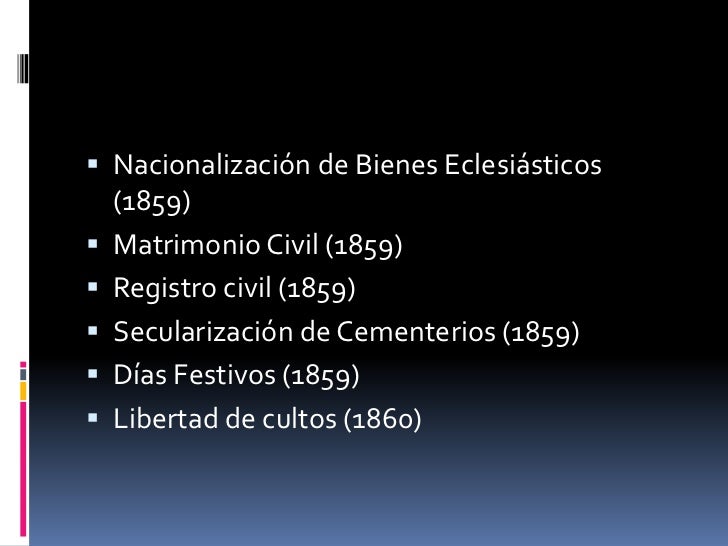 Las leyes de reforma sesion 4