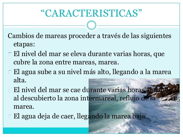 Las mareas fisica BLOQUE V