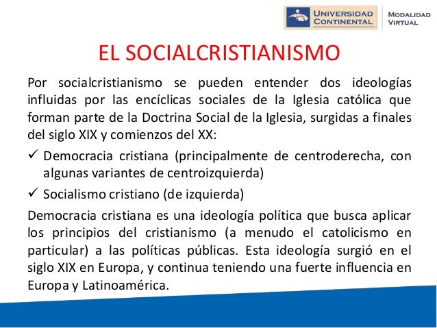 La social democracia y el social cristianismo