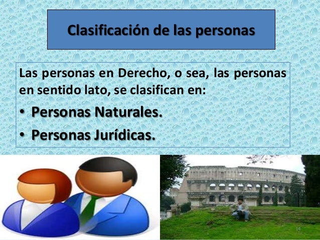 Las personas en el derecho