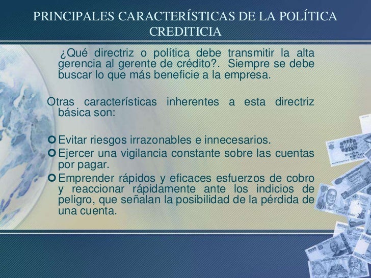 Que Son Las Politicas De Credito es.slideshare.net