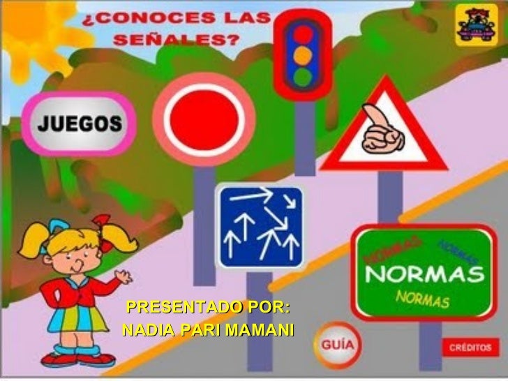 Imágenes de señales de tránsito para niños - Imagui