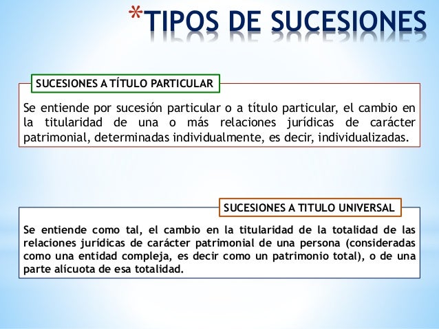 Las sucesiones en el derecho internacional privado