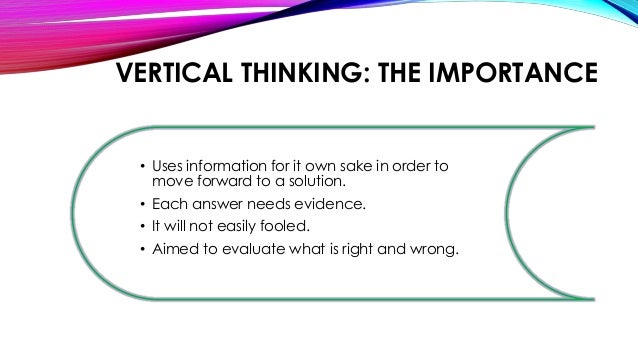 lateral vs vertical thinking lateral move meaning