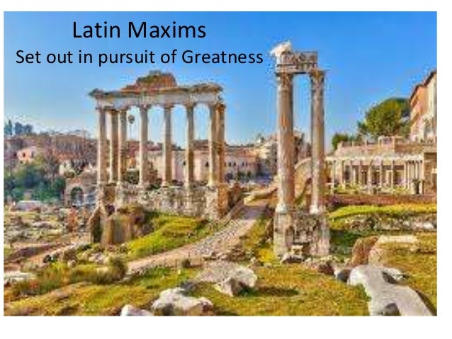 Legal Latin Maxims 61