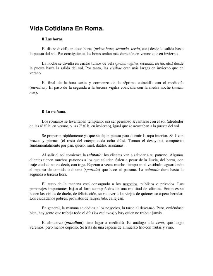 VIDA COTIDIANA LATIN vida cotidiana latin: