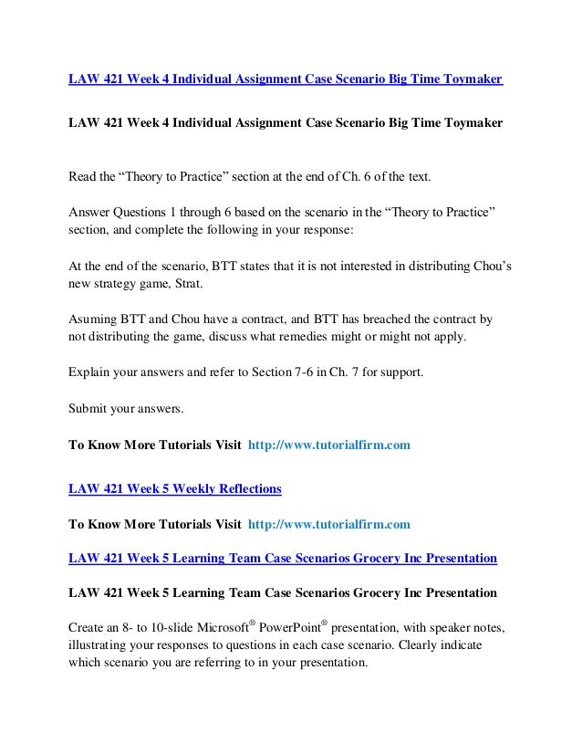 Assignment Contract Law
