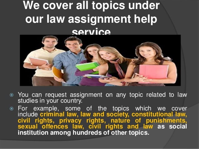 Criminal law assignment help