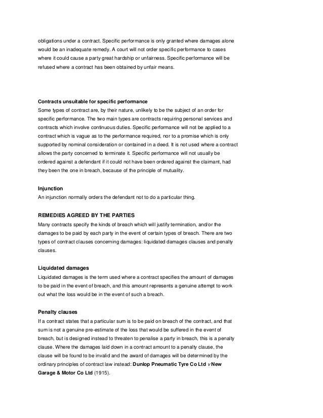 remedies for breach of contract essay remedies for breach of contract essay