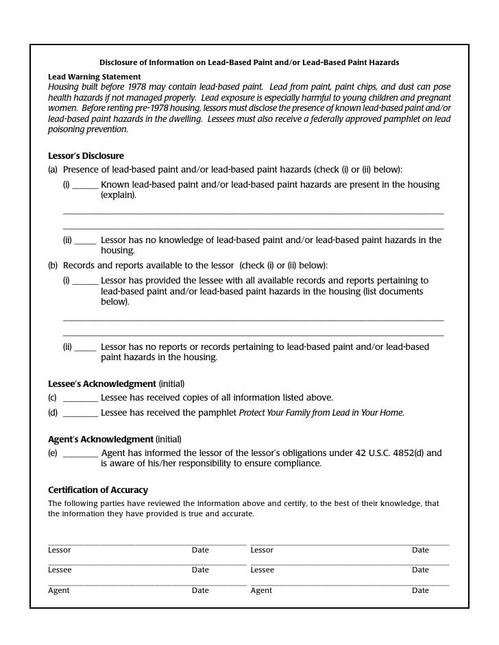 Lead based paint_disclosure_&_certification