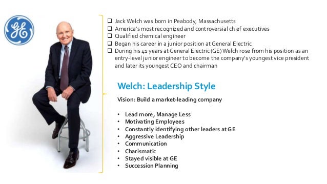 Jack welch and transformational leadership essay   3408 