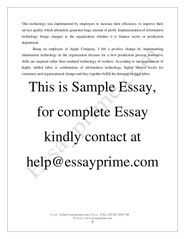 Sample Essay for Graduate Program in Non-Profit Management