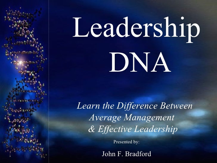 Leadership DNA
