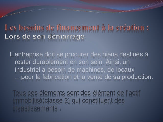 comment une entreprise peut-elle financer ses investissements