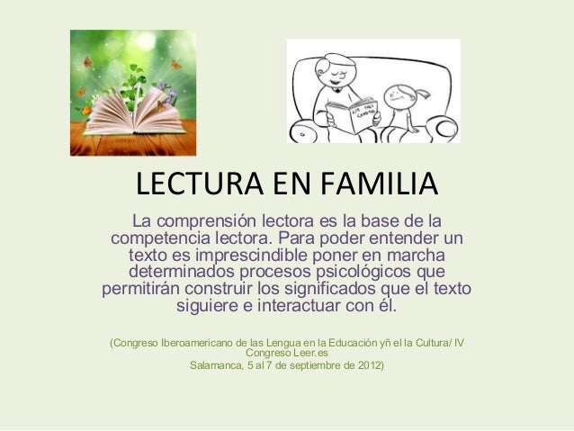 GUIA LECTURA FAMILIA guia lectura familia: