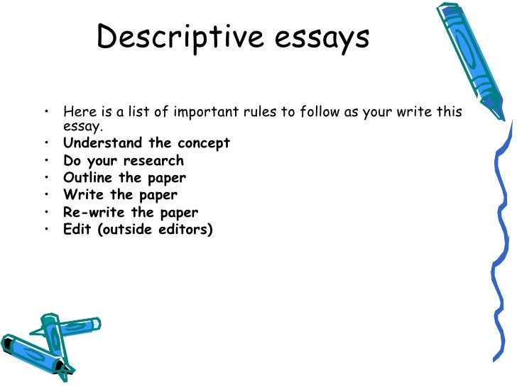Descriptive essay example pdf image