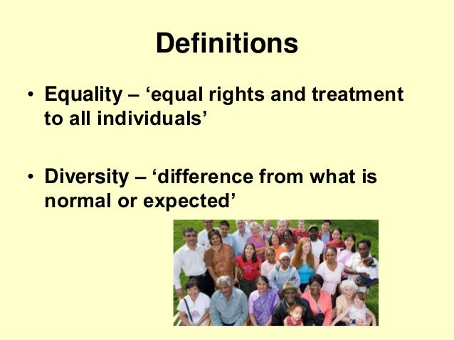 Essay equality and diversity