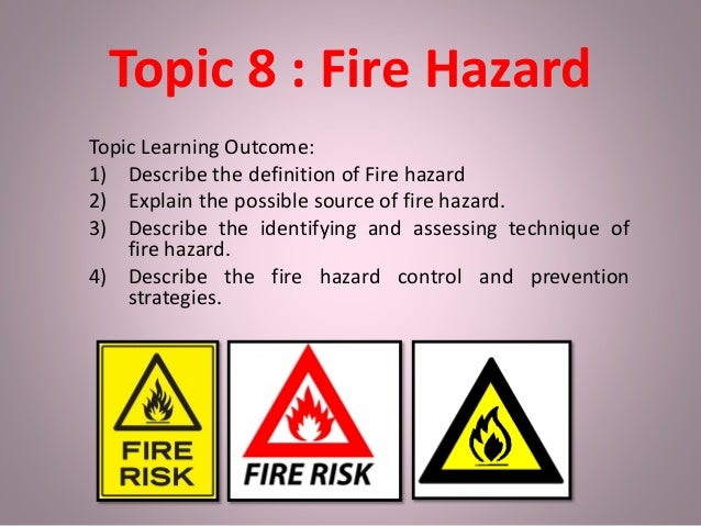 Lecture 9 -_fire_hazard