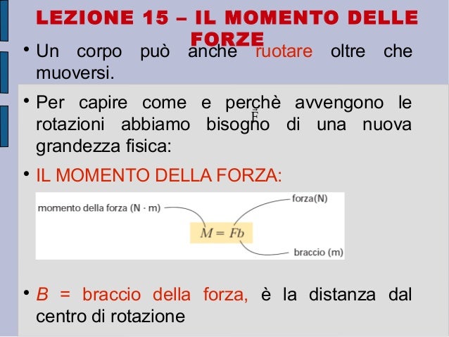 Le forze
