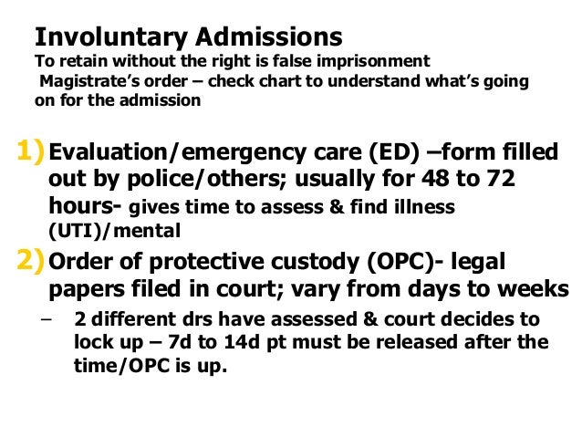 in community problem psychiatry statement