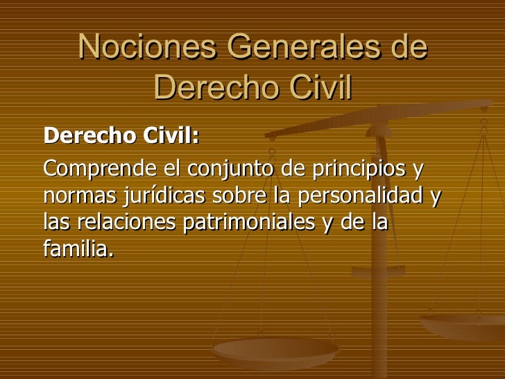 DERECHO CIVIL