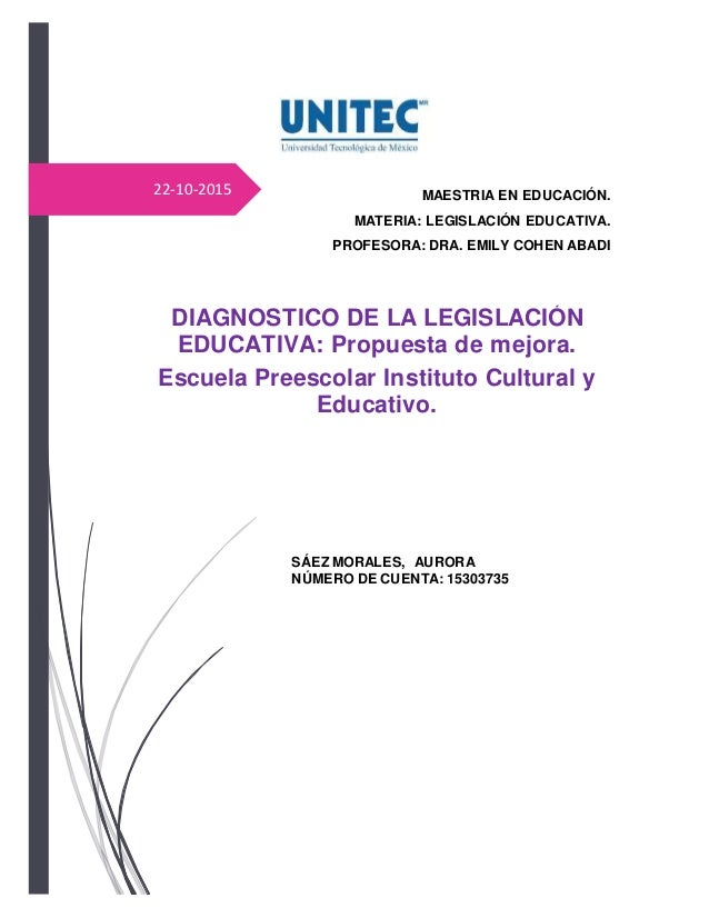 DE LEGISLACION EDUCATIVA EN de legislacion educativa en: