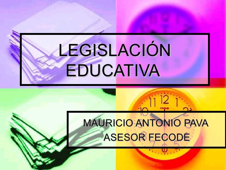 DE LEGISLACION EDUCATIVA EN de legislacion educativa en: