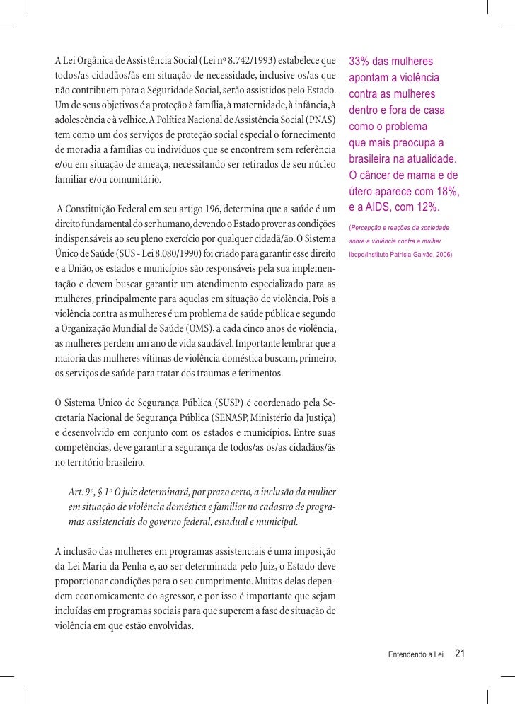 Artigo maria da penha