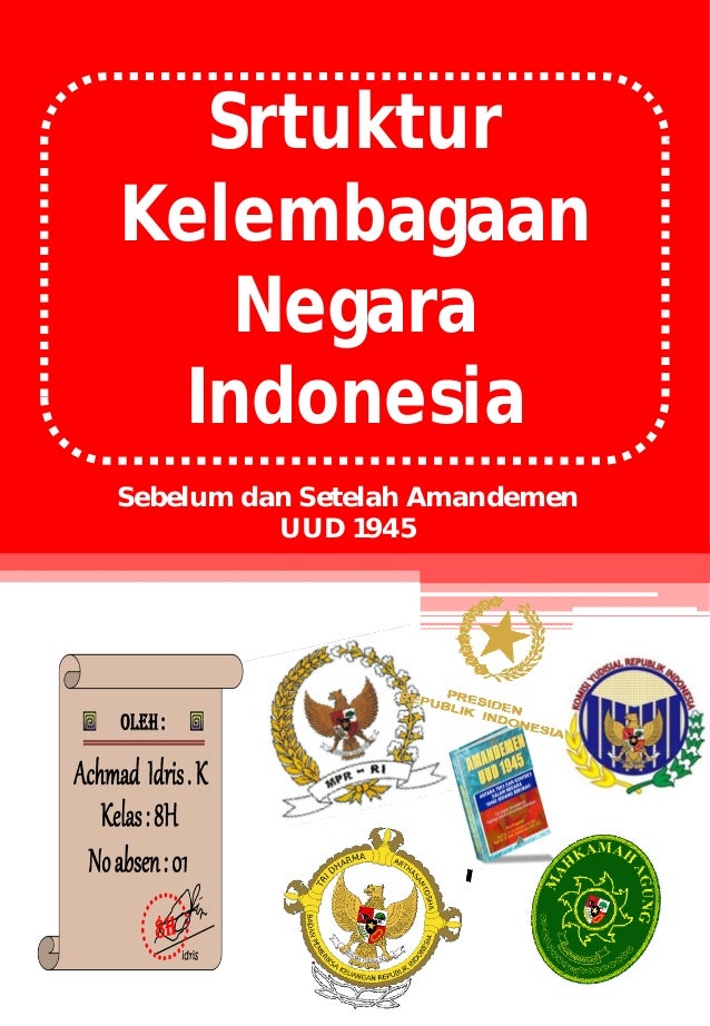 Lembaga lembaga negara indonesia makalah pkn pdf