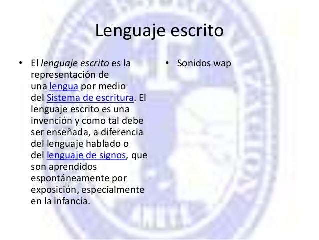 Que Es El Lenguaje Escrito - vrogue.co