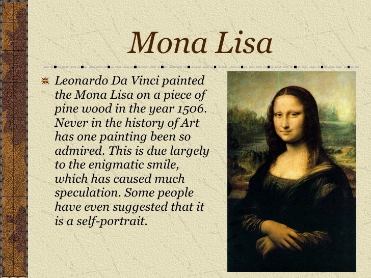 Mona Lisa Essay