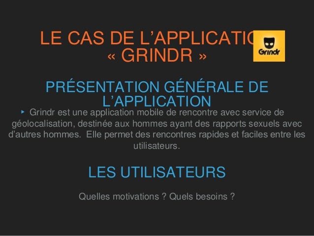 Applications de rencontre