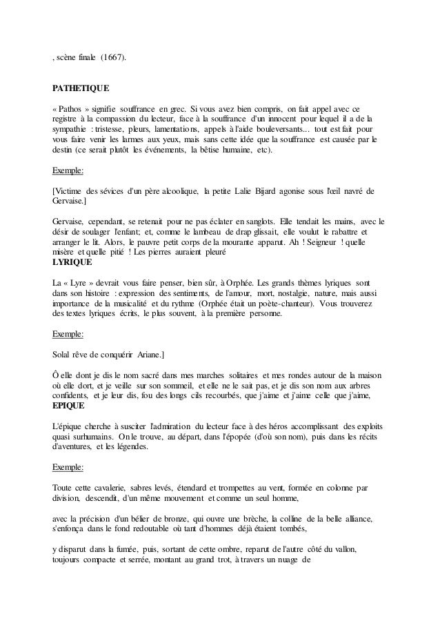 exemple de registre ironique