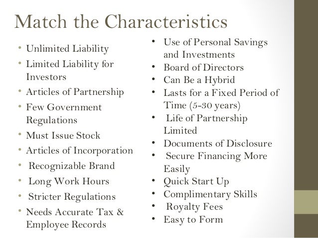 Worksheets Limited And Unlimited Government Worksheet lesson 1 business organization power point duke 17 match the characteristics unlimited liability limited