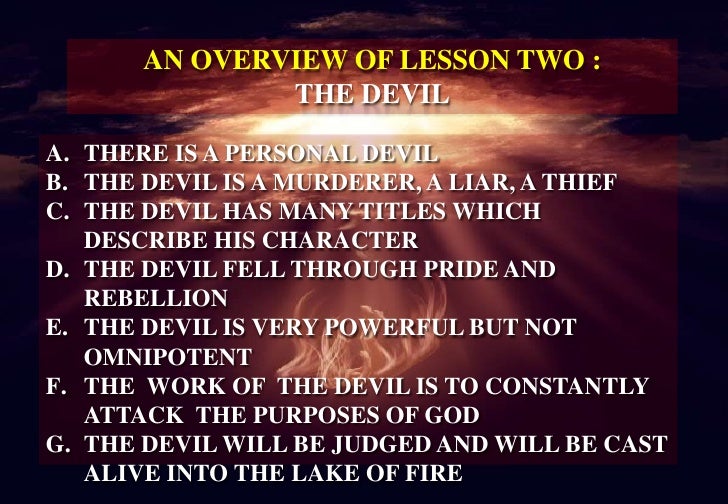 The Doctrine of the devil