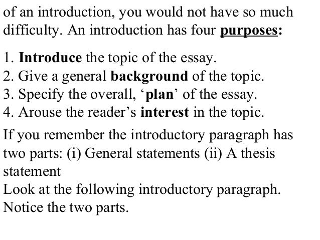 Introduction about family essay