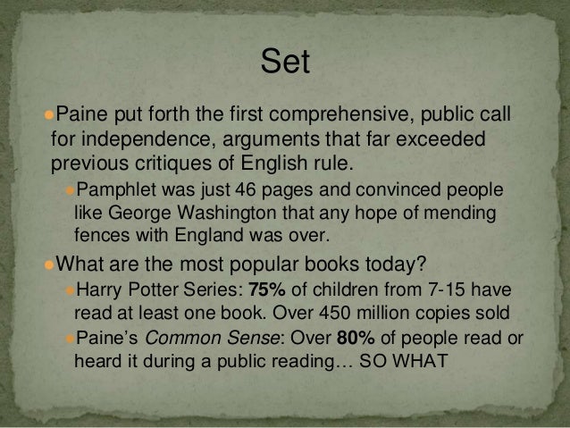 Common sense essays
