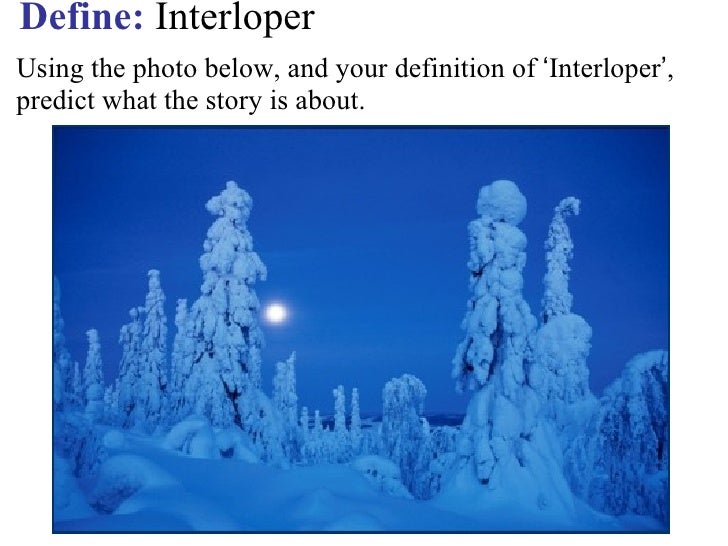 Interloper Definition