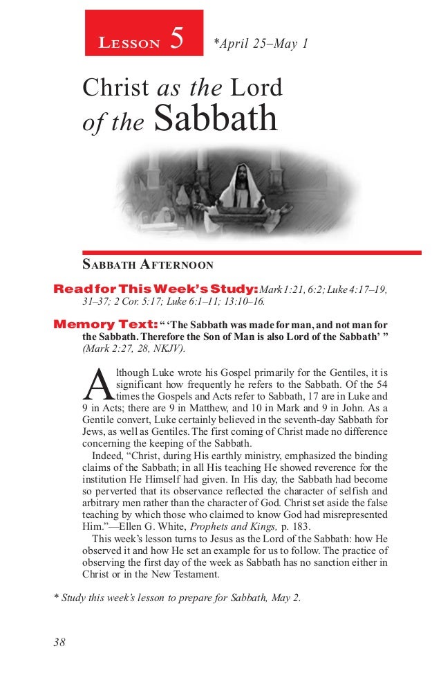 Adventist sabbath school lessons for adults