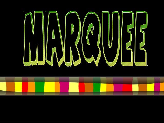 marquee animated marquee