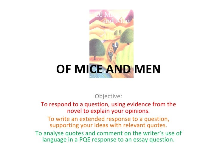 essay questions on of mice and men essay questions on of mice and men