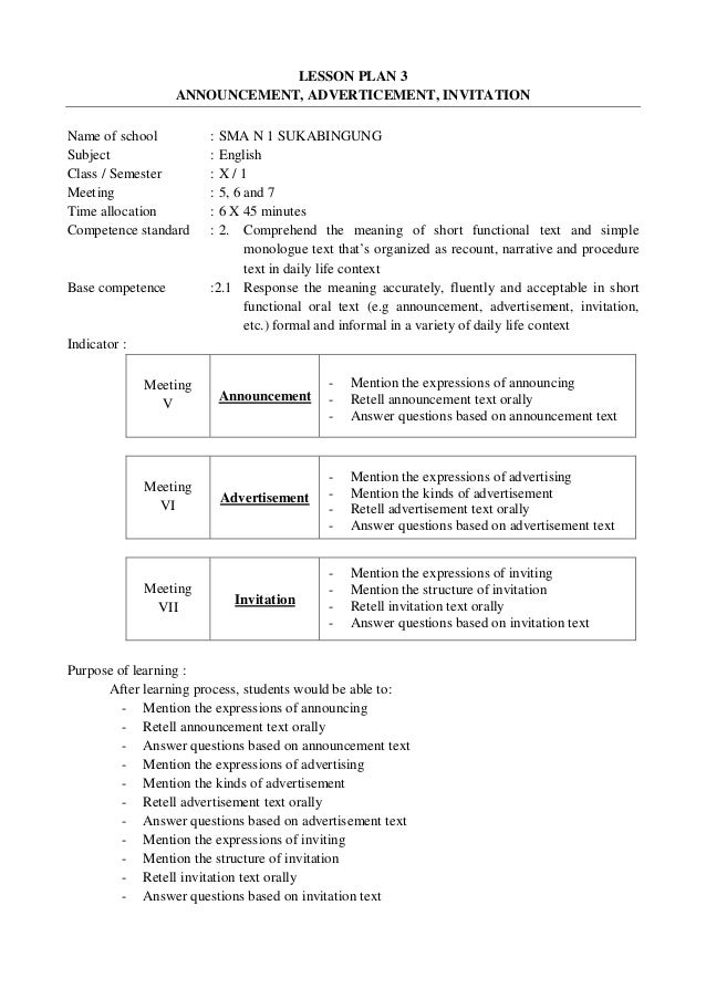 middle school lesson plan template