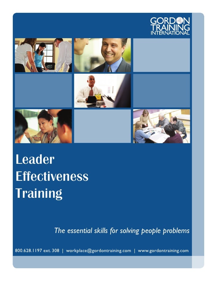 Leader Effectiveness Training (L.E.T.) e-brochure Leader Effectiveness Training (L.E.T.) e-brochure