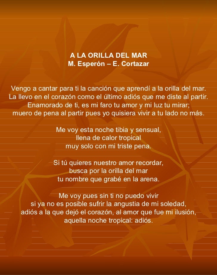 DE CANCIONES DE PASILLOS de canciones de pasillos: